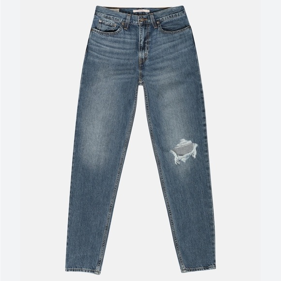 LEVIS NWT 80’S Mom Strait Leg Blue Jeans Sz 27 - Picture 1 of 6